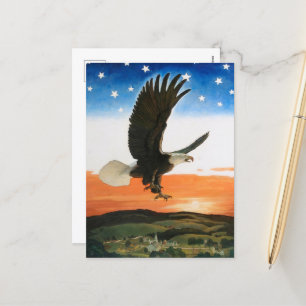 Our Emblem by Newell Convers Wyeth Holiday Postcard