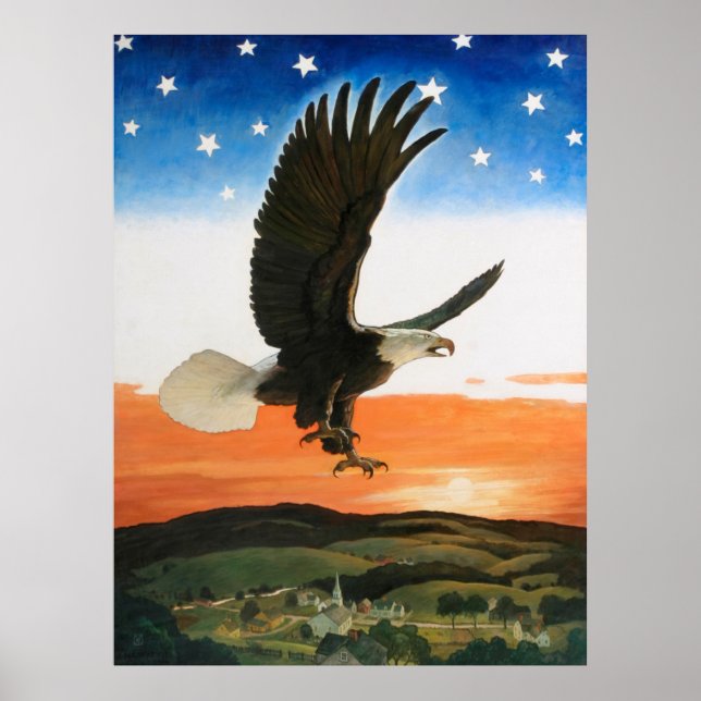 Our Emblem by Newell Convers Wyeth Poster (Front)