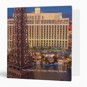 Our Fabulous Las Vegas Wedding Album 3 Ring Binder