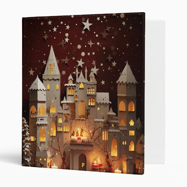 Our Family Christmas Memories  3 Ring Binder (Front/Inside)