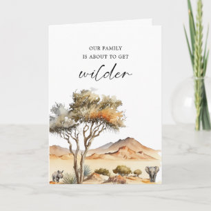 Our Family Gets Wilder, Zoologist Parent-to-Be! Card