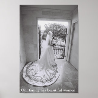 Our family has beautiful women poster