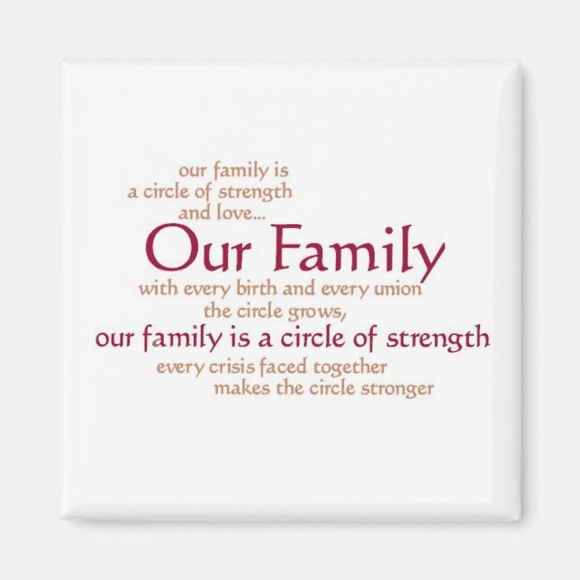 Our Family Magnet (Front)