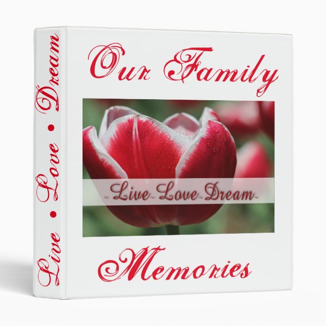 Our Family Memory Album Binder (Front/Spine)