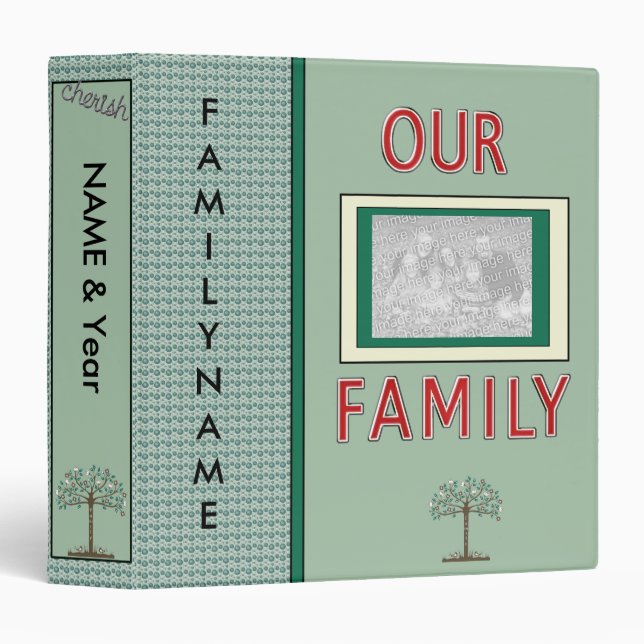 Our  Family Photo Binder Template (Front/Spine)