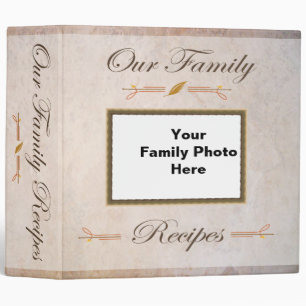 Our Family Recipes Binder