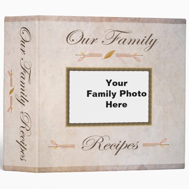 Our Family Recipes Binder (Front/Spine)