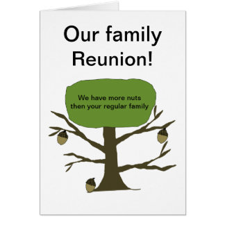 Family Reunion Greeting Cards | Zazzle