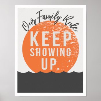 Our Family Rule 11"x14" Art Print by glennon at Zazzle