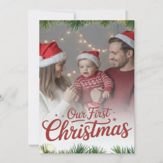 Our Family’s First Christmas Together Invitation