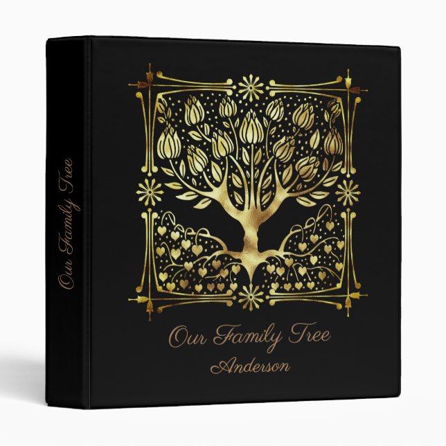 Our Family Tree 3 Ring Binder (Front/Spine)