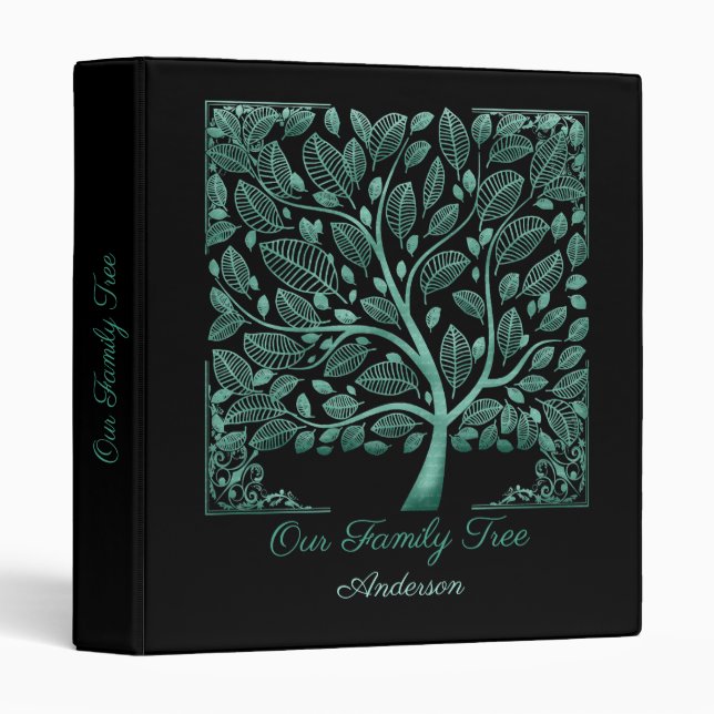 Our Family Tree 3 Ring Binder (Front/Spine)