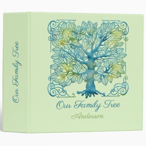 Our Family Tree 3 Ring Binder