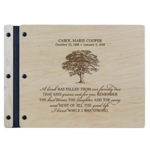 Our Family Tree Maple Book of Condolences