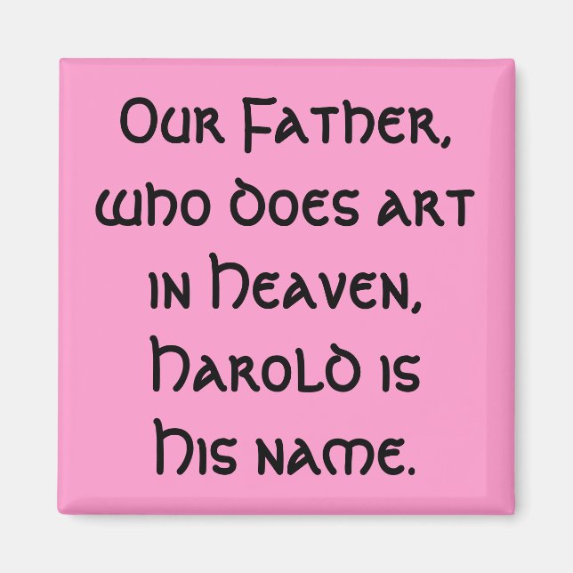 Our Father - art magnet (Front)