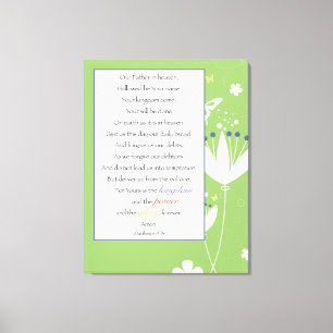 Our Father in Heaven 11"x14" Wrapped Canvas Print