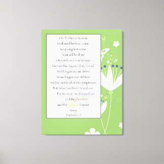 Our Father in Heaven 11"x14" Wrapped Canvas Print