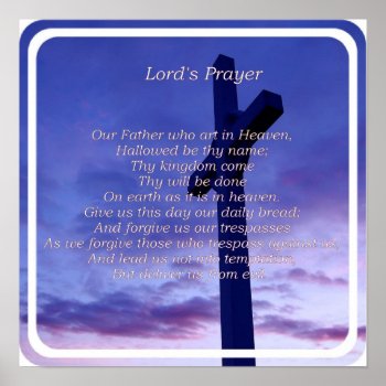 Our Father Poster by ReligiousBeliefs at Zazzle
