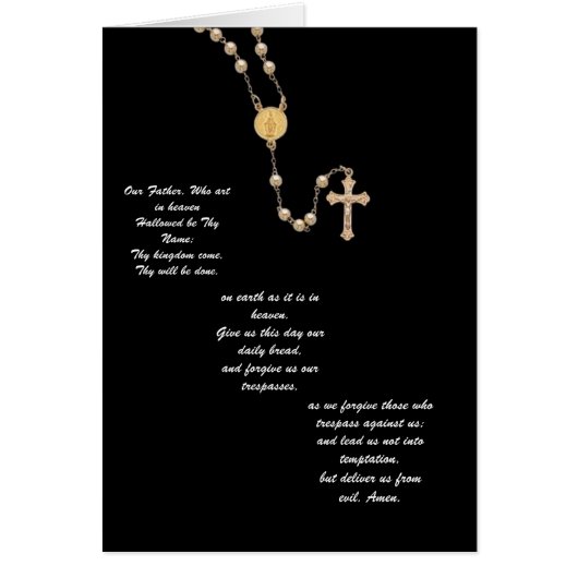 "Our Father" Prayer (Front)