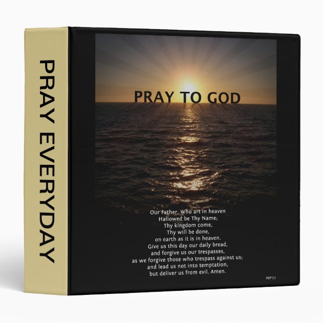 Our Father Prayer Binder (Front/Spine)
