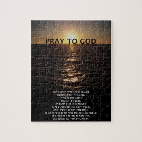 Our Father Prayer Jigsaw Puzzle