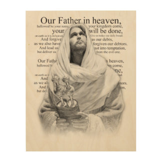 Our Father Prayer - Wood Wall Art