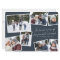 Our favorite scenes Christmas photo collage navy