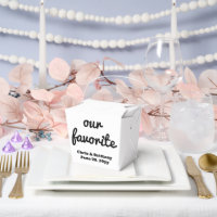 Our favorite wedding reception guest dessert treat