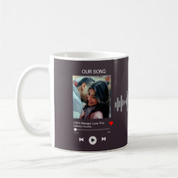 Our favourite Song – Custom Photo Coffee Mug