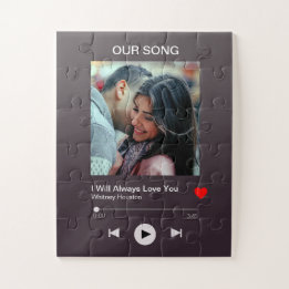 Our favourite Song – Custom Photo Jigsaw Puzzle