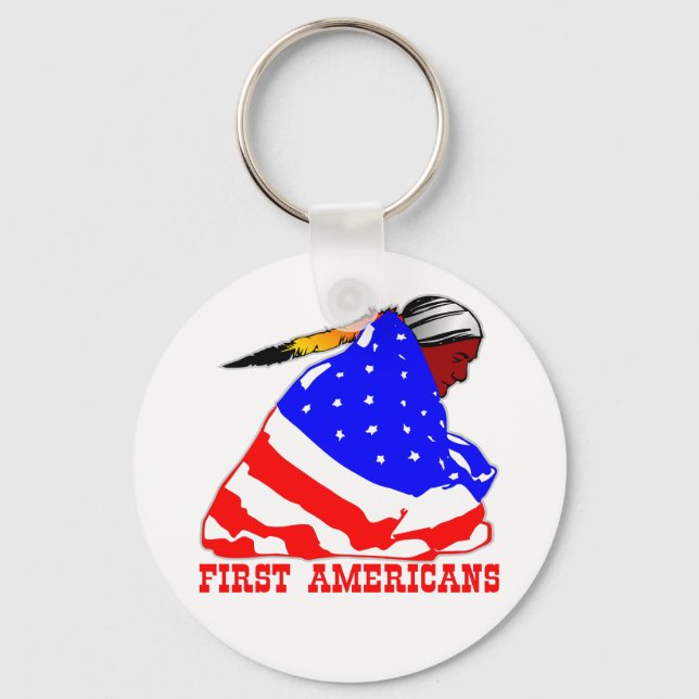 Our First Americans Keychain (Front)