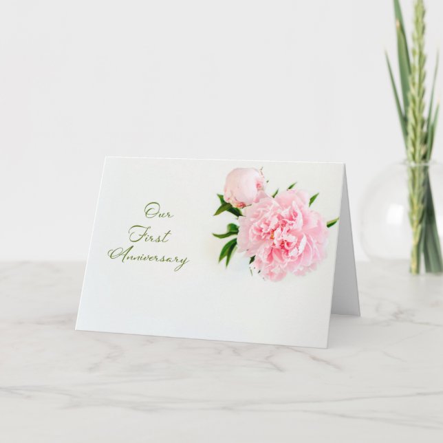 Our First Card (Front)