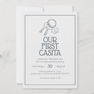 Our First Casita Housewarming Invitation