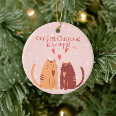 Our first Christmas as a Couple! Cute Cats 