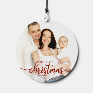 Our First Christmas As A Family Of 3 Photo Wind Chime