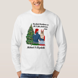 Our First Christmas As A Married Couple Men's T-Sh T-Shirt