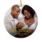 Our First Christmas as Mom and Dad Gold Foil Photo