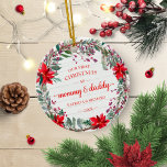 Our First Christmas as Mommy & Daddy Rustic Wreath Ceramic Ornament<br><div class="desc">Our First Christmas as Mommy & Daddy Rustic Wreath Ceramic Ornament</div>