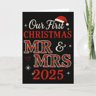 Our First Christmas As Mr And Mrs 2025 Matching Ne Card