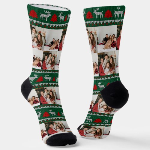 Our First Christmas as Mr and Mrs Newlywed Photo Socks