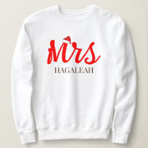 Our First Christmas as Mr. and Mrs. Newlywed Sweatshirt