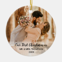 Our First Christmas as Mr. and Mrs. Wedding photos