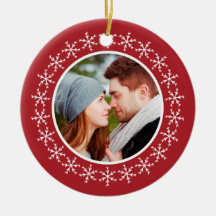 Our First Christmas as Mr. Mrs. Snowflake Ornament