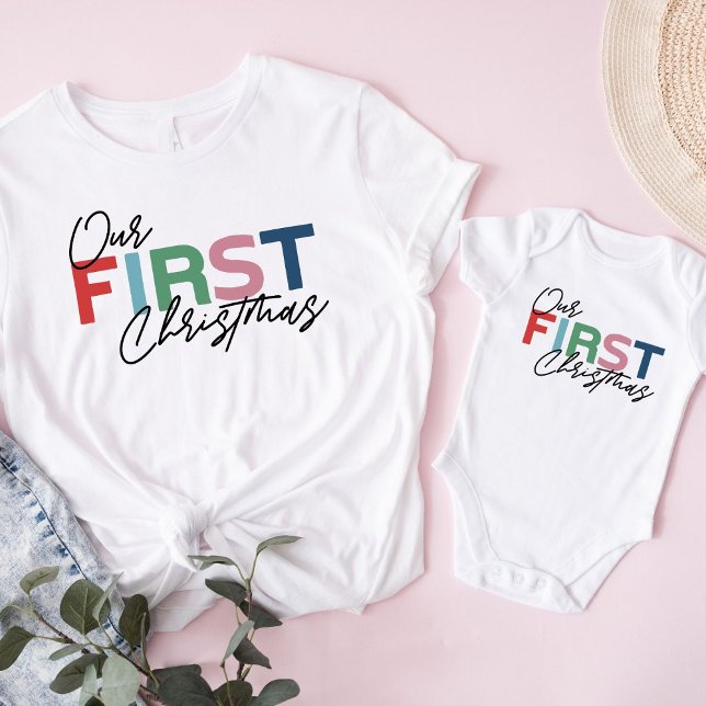 Our First Christmas Baby Bodysuit (Creator Uploaded)