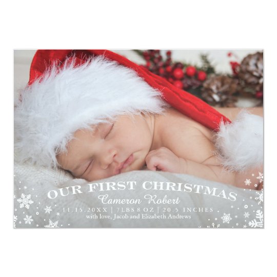 christmas birth announcements