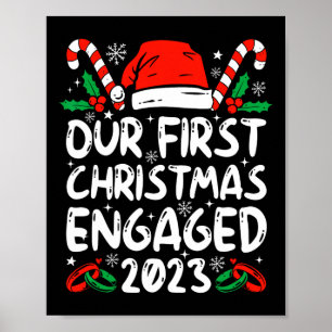 Our First Christmas Engaged 2023 Couples Family Xm Poster