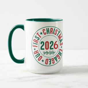 Our First Christmas Engaged Coffee Holiday Mug