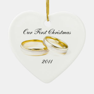 Our First Christmas Heart Ornament