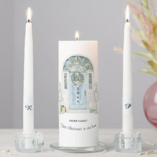 Our First Christmas in Our New Home Unity Candle Set