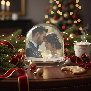 Our First Christmas in the Circle of Love Snow Globe